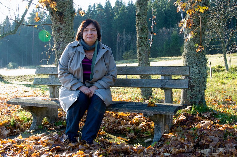entw-201850.jpg - Steffi am Montagmorgen auf dem Weg zum Titisee